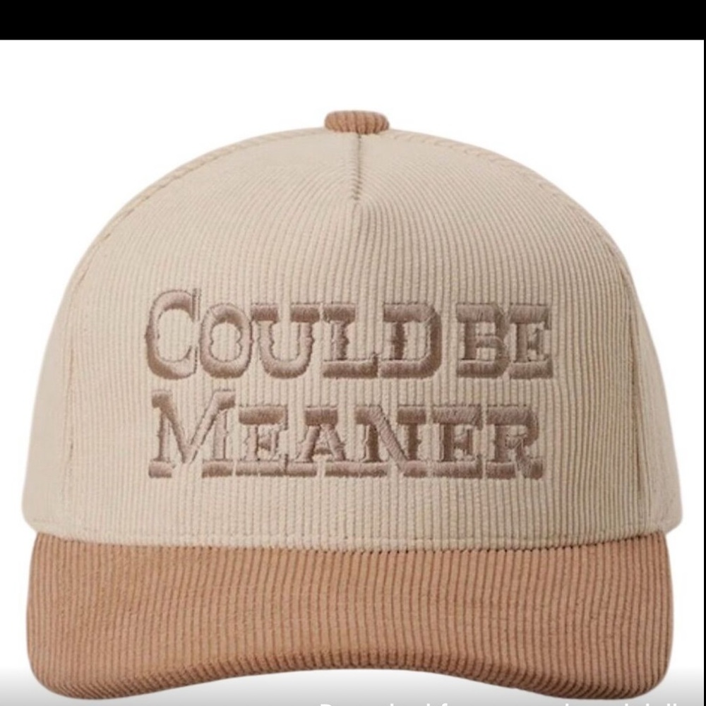 Tan and Cream Hat
